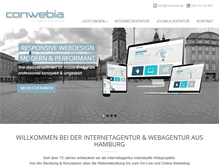 Tablet Screenshot of conwebia.de